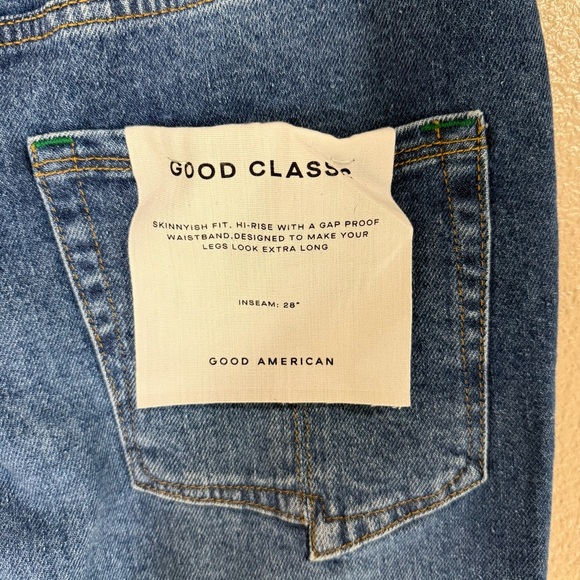 Good American Good Classic High Waist Blue Jeans - Sz 8/29, NWT - Picture 7 of 15